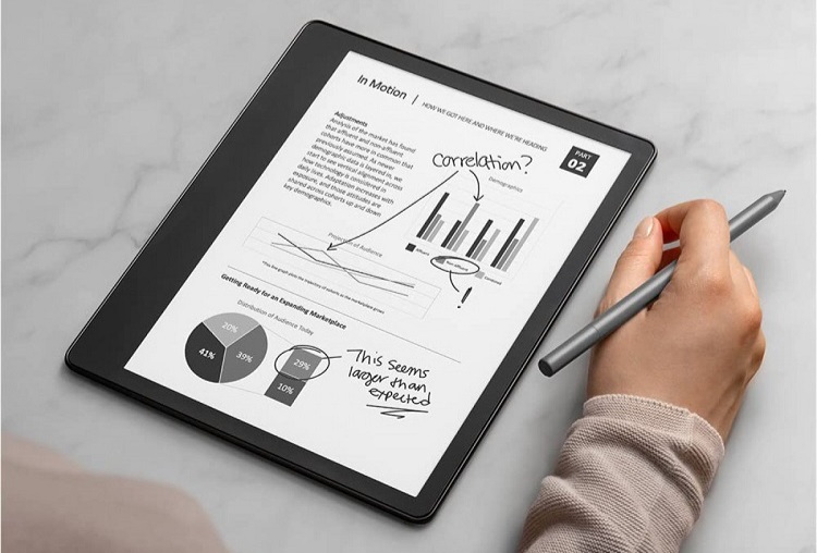 بزرگترین کتابخوان الکترونیکی آمازون با پشتیبانی از قلم الکترونیکی معرفی شد