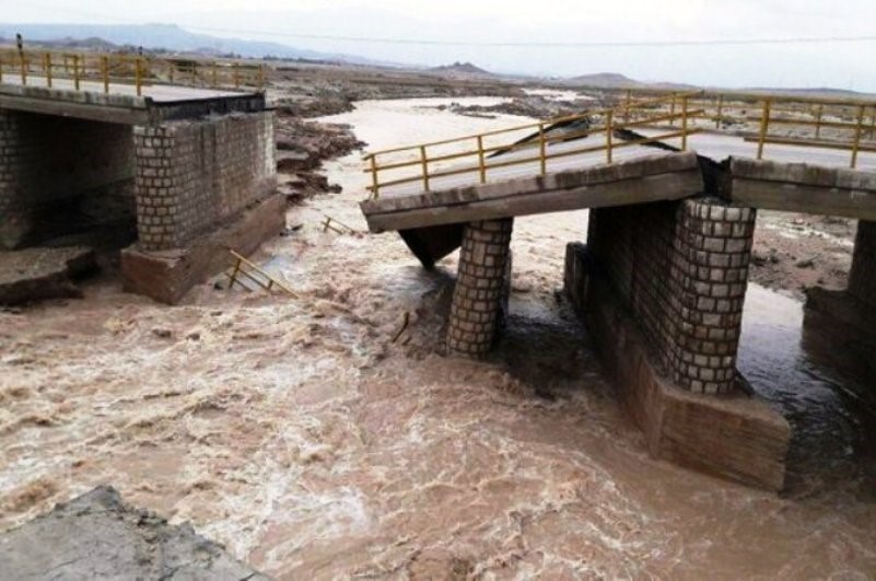 مسدود ماندن محور راور کرمان به بهاباد یزد